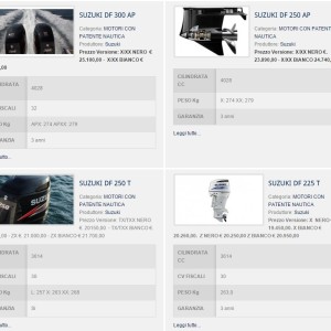 dettaglio pagina catalogo motori