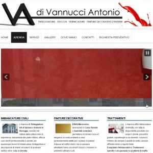 Pagina di presentazione e servizi