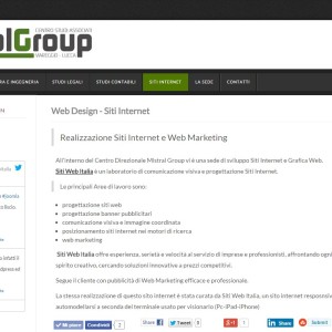 dettaglio pagina studi comunicazione visiva siti web