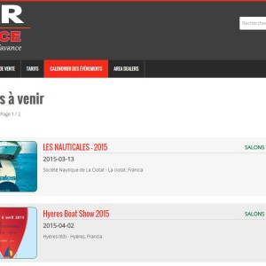pagina dettaglio prossime manifestazioni