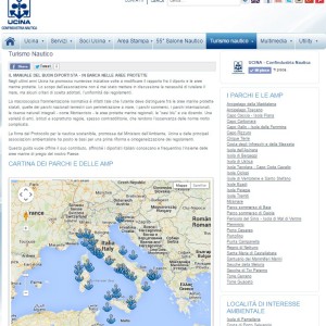 Pagina parchi marini ed aree protette