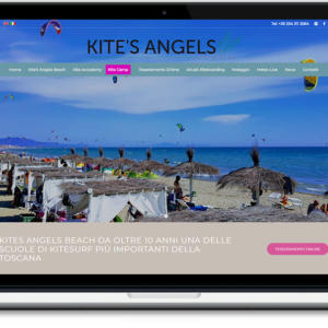 Kitesurf in Toscana con Kite’s Angels Beach Realizzazione sito web