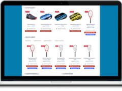 E-commerce Tennis Store